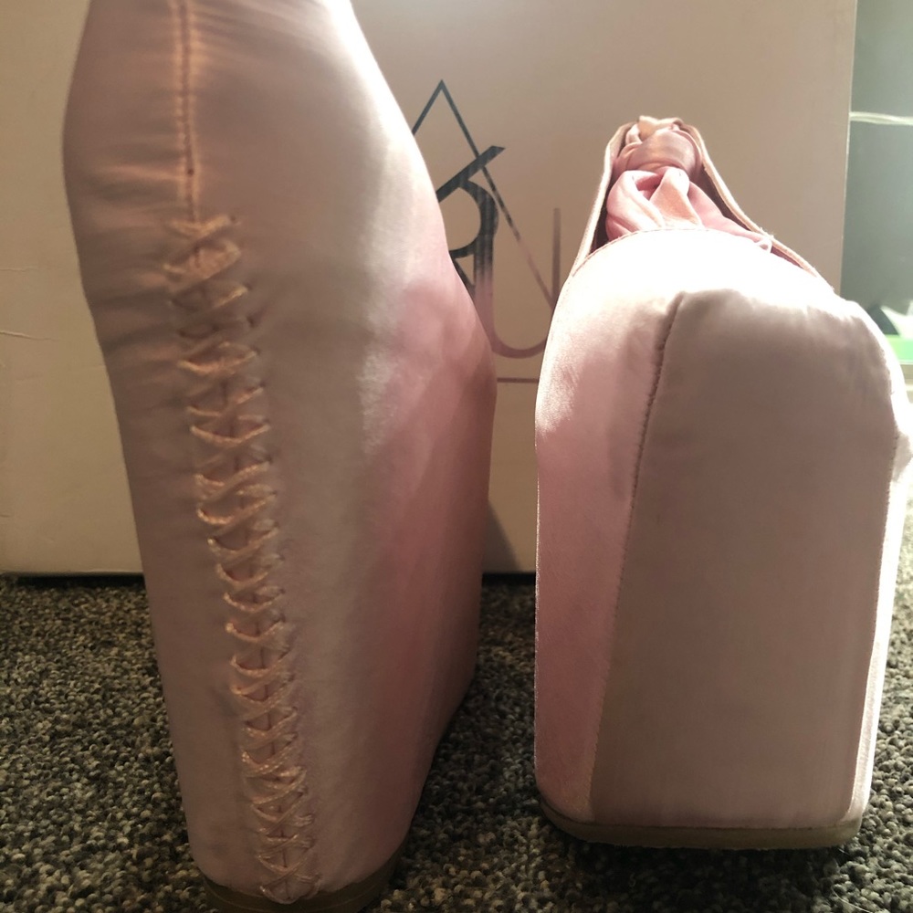 Y.R.U Dolls Kill exclusive “Bae” platform wedges